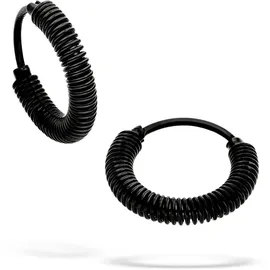 Liebeskind Berlin Creolen Twist Edelstahl Schwarz unisize