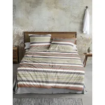 IRISETTE Tokio 8562 Gestreift Grau 135 x 200 cm + 80 x 80 cm