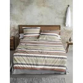 IRISETTE Tokio 8562 Gestreift Grau 135 x 200 cm + 80 x 80 cm