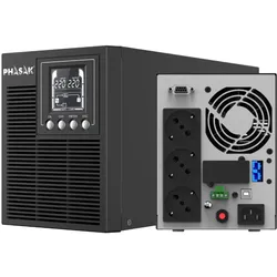 PHASAK Smart Pro, Doppelwandler (Online), 1 kVA, 900 W, Reiner Sinus, 110 V, 290