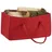 Relaxdays Kaminholztasche Filz 25 x 25 x 50 cm 4 Stück rot