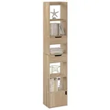 Woltu Bücherregal 33 x 24 x 181 cm Beige