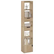 Woltu Bücherregal 33 x 24 x 181 cm Beige