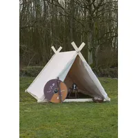 Battle-Merchant Wikingerzelt 3 x 2,7 m naturfarben/weiß
