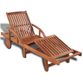 vidaXL Sonnenliege 200 x 68 x 83 cm natur