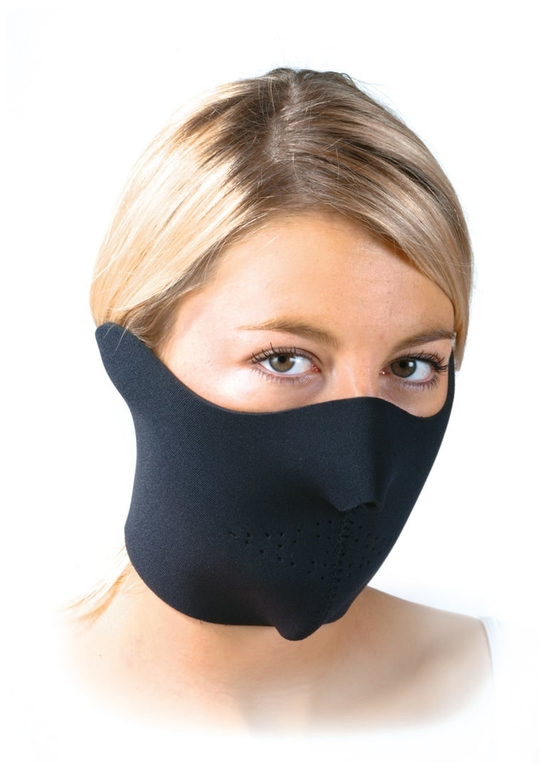 Bering Neopren Face Mask, zwart, Eén maat Voorman