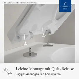 Villeroy & Boch Venticello WC-Sitz Duroplast Weiß