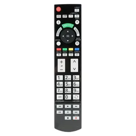 azurano Fernbedienung für PANASONIC N2QAYB000715 - TX-L42DT50 L42ETW50 L47ET50 L47WT50 L55DT50 P42GT50 P50GT50 P50VT50 P55ST50 P55VT50 P65ST50 P65... - Schwarz
