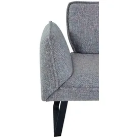 K+W Komfort & Wohnen Eckbank K+W KOMFORT & WOHNEN "Drive", grau (lightgrau 85), H:91cm T:68cm, Sitzbänke, Eckbank, mit Seitenteilverstellung am langem Schenkel zur Sitzplatzerweiterung