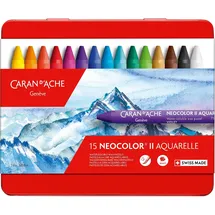 Caran d'Ache Wachsmalstifte NEOCOLOR II 15er Set