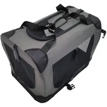 nordic paws Soft Foldable Dog Crate XXXL 102 x 69 x 69 cm Grau