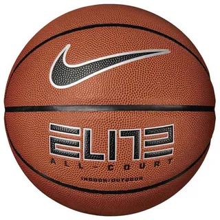 Nike Elite All Court 8P 2.0 Indoor/Outdoor Basketball amber/black/metallic 7