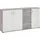 FMD Albi 160,1 x 81,5 x 35 cm Grau / Weiß