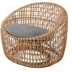 Cane-line Nest Round Sessel Rattan Natural - Natur