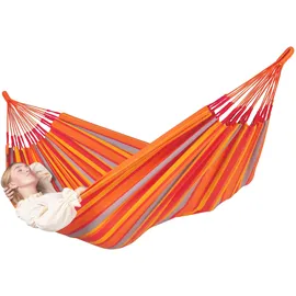 La Siesta Hängematte Classic Single 300 x 140 cm Orange/Rot