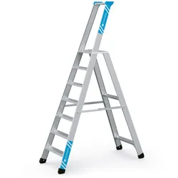 Zarges Stehleiter Seventec S mit Sicherheitsplattform 7 Stufen