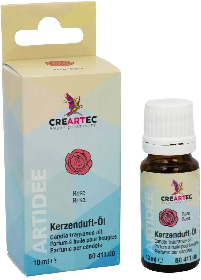 Rose Kerzenduft ARTIDEE von Creartec