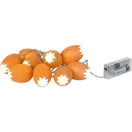IDENA LED Lichterkette Ostern 10 LED 1,2 m Warmweiß
