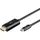 goobay USB-C/HDMI Adapterkabel 1 m Schwarz