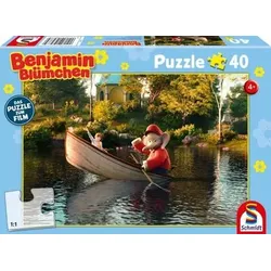 SCHMIDT SPIELE 56277 Benjamin Blümchen Puzzle zum Kinofilm, Beste Freunde, 40 Teile