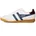 Leather Low Weiß/Blaugrau/Dunkelrot 45