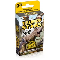 gomazing.de Trumpfstars Welt der Dinosaurier 3in1 Kartenspiel