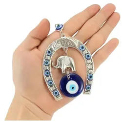 Auge Hufeisen Elefant Anhänger Amulett Glücksschutz Auto Ornament