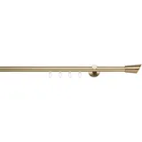 ONDECO 20mm,1-läufig,Profil,Wandträger 6,5cm,Endstück rag Farbe: Messing-Matt, Größe: 130cm