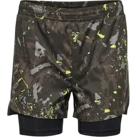 New Line newline nwlKANSAS 2in1 Laufshorts Damen 8217 - terrain aop S