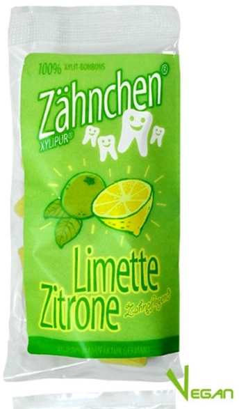 Xylitol Zähnchen® Limette-Zitrone - Zahnpflege Bonbons (0.03kg)