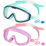 WaterSpace Taucherbrille Kinder Schwimmbrille Kind Mädchen Junior Jugend Jugendliche 14 13 12 11 10 9 8 7 6 5 4 3 Jahre Swimming Goggles Schwimmbrillen Schwimmmaske Antibeschlag