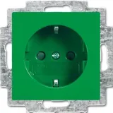 Busch-Jaeger Schuko-Steckdose 20 EUCB-13-914 Grün 1 St.