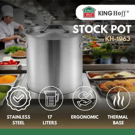 KING HOFF Gastronomischer Kochtopf 32 cm rund