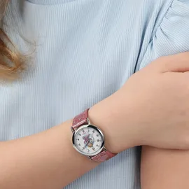 Prinzessin Lillifee 2100472 Kunstledergehäuse Pink Sportarmband Pink