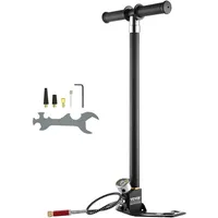 Vevor PCP-Handpumpe, 4-stufig, 30 MPa 4500 PSI, Hochdruck, Edelstahl, weiß