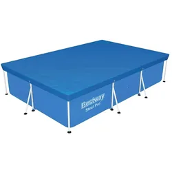 Abdeckung Schutzabdeckung für rechteckiges Schwimmbad bestway 58106 misst 300x200cm.