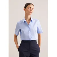 Seidensticker Damen, Women regular Shortsleeve Hemdbluse Hellblau,