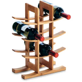 Zeller Weinregal 29 x 16 x 42 cm Braun