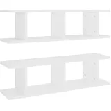 vidaXL Wandregal 75 x 18 x 20 cm Weiß