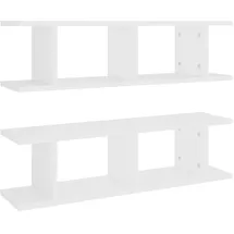 vidaXL Wandregal 75 x 18 x 20 cm Weiß