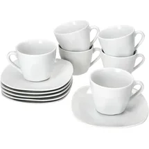 Mambocat Lotta Kaffeetasse 0,17 l Weiß 6 St.