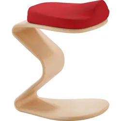 Sitzhocker MAYER SITZMÖBEL "1180", rot, B:30cm H:46cm T:33cm, 100% post-consumer recyceltes Polyester, Hocker, NEST NATURE Hocker small mit 3D-/Komfortsitz 1180