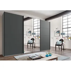 WIMEX Schwebetürenschrank Norderstedt 360 x 236 x 64 cm Grau/Spiegel