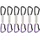 Mammut Workhorse Keylock 17 cm Expressschlinge 6 Einheiten Grau/Alpine Calamint