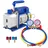 Vevor 3CFM Leere einstufige Vakuumpumpe, 1/4HP Vakuumpumpe 2-Wege Unterdruckpumpe Klimaanlage, 220V Vakuumpumpe Unterdruckpumpe, geeignet für Kühlmittel R12 R134a R22 R410a R404 R502