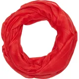s.Oliver Einfarbiger Loop-Schal - rot - ONESIZE