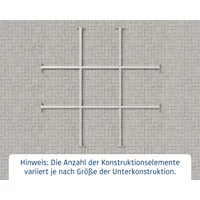 EcoStar Unterkonstruktion für Gerätehaus SD10/FD10/PD10