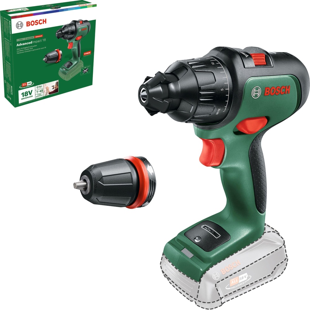 Black+Decker 18-V-Lithium-Schlagschrauber mit 2 Akkus und Koffer mit 78  Zubehörteilen