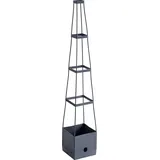 Meister Craft Meister Pflanzturm 150 x 25 x 25 cm - Für Tomaten & Rankgewächse - Mit Rankhilfe - 2,5 L Wassertank als Bewässerungssystem - Höhe einstellbar / Tomatenpflanzturm / Rankgitter / Tomatenturm / 9970500