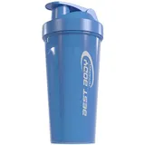 Best Body Eiweiß Shaker blau 700 ml mit Sieb und Mess-Skala